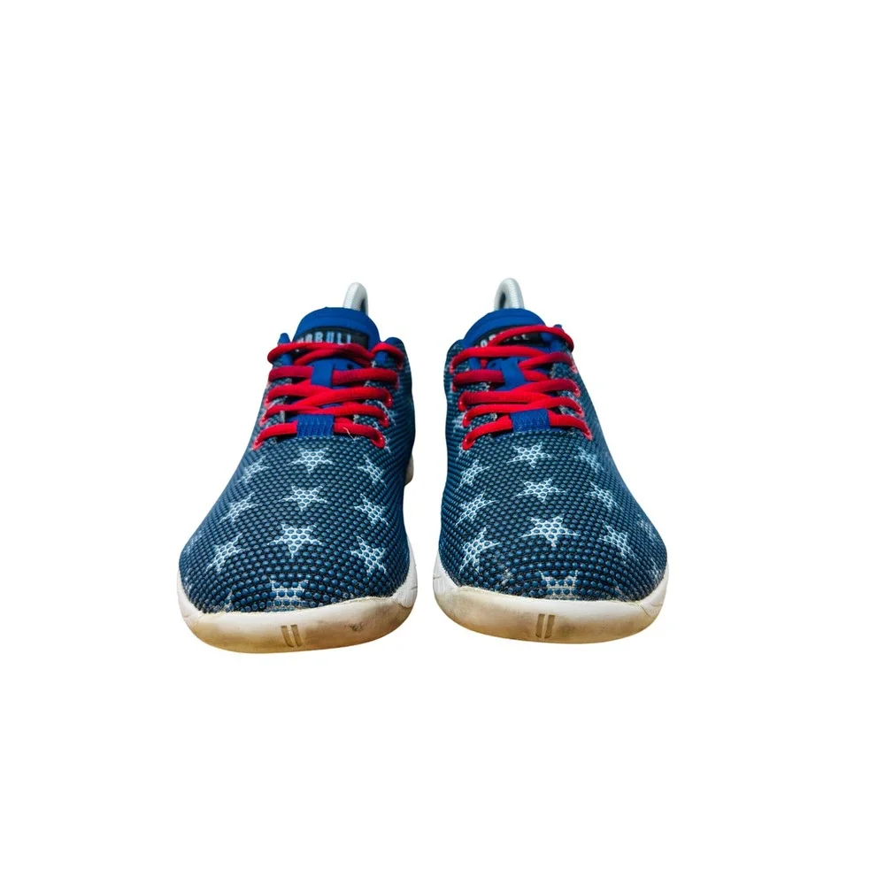 NOBULL Blue Star-Pattern Sneakers with Red Laces - Picture 8 of 15